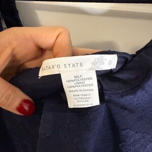 Altar'd State Deep Blue Garment